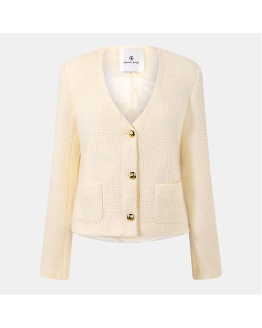 Anine Bing Natural Anitta Jacket