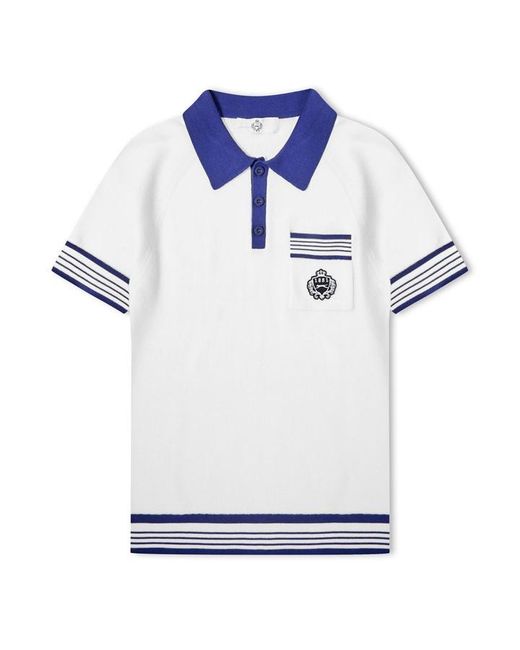 Slazenger 1881 Blue Off-Court Clubhouse Polo Shirt for men
