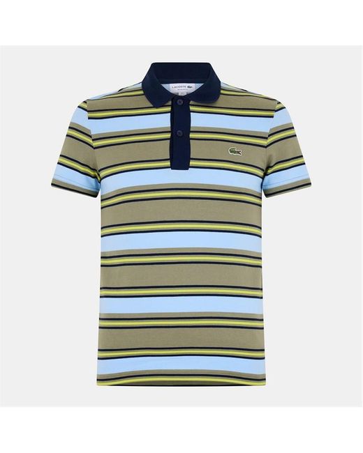 Lacoste Blue Ultra Dry Pique T-Shirt for men