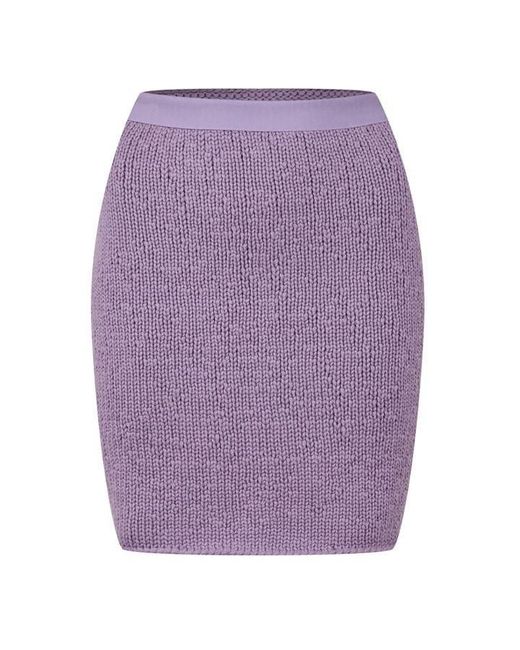 Bottega Veneta Purple Mini Skirt