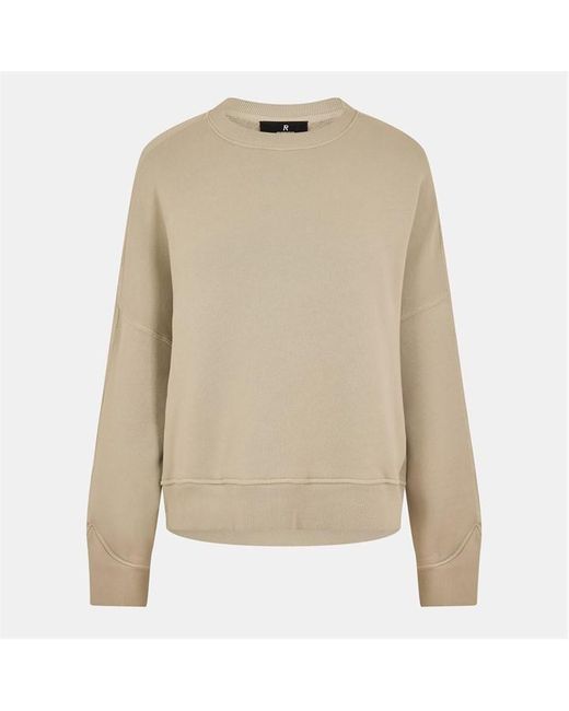 Represent Natural Initial Crew Neck Sweatshirt