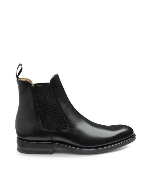 Loake Black Buscot Chelsea Boots for men