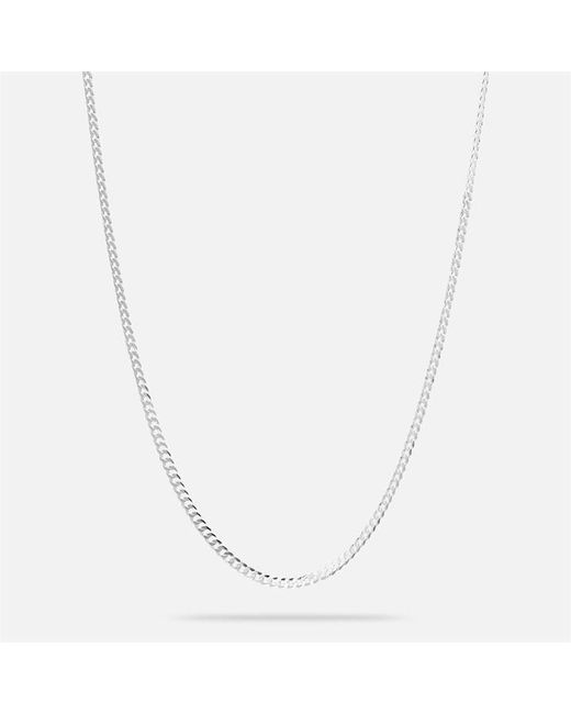 Common Lines White Cuban Link Superflat