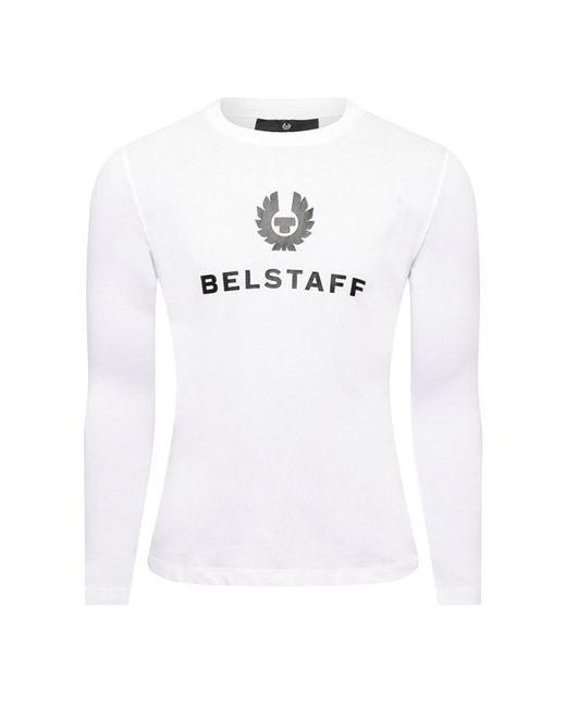 Belstaff White Mariola Long Sleeve T-Shirt