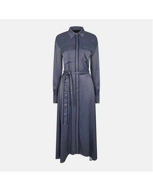 Boss Blue Wrap Dress