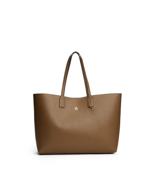 Tommy Hilfiger Brown Icon Tote Bag