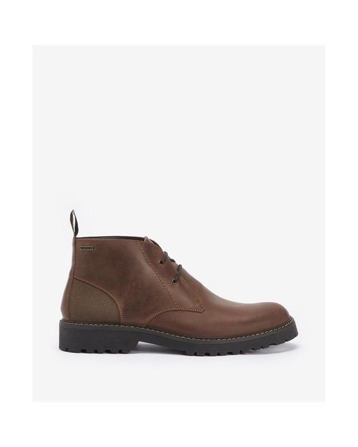 Barbour Brown Maxwell Chukka Boots for men