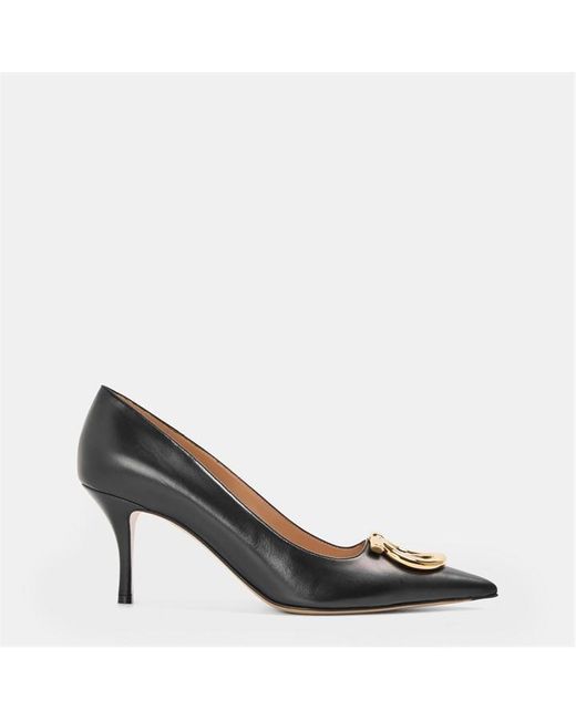 Ferragamo Black Lara Stiletto Court Shoes