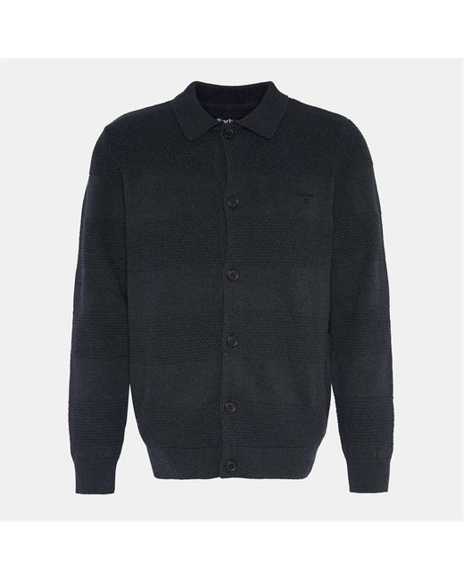 Barbour Black Filley Collared Cardigan for men