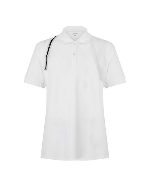 McQueen White Alex Harness Polo Sn64 for men