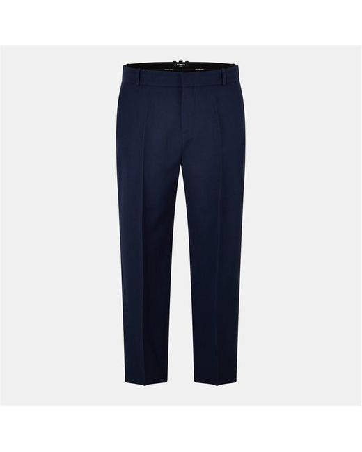Balmain Blue Tailor Straight Leg Trouser for men