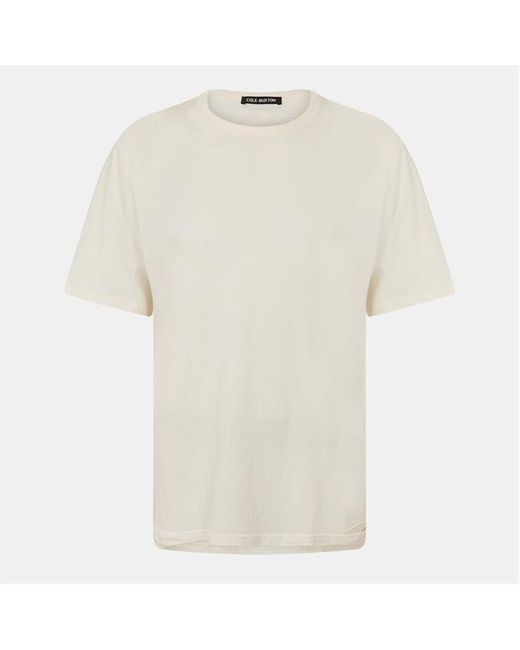 Cole Buxton White Cole Distress Cole T for men