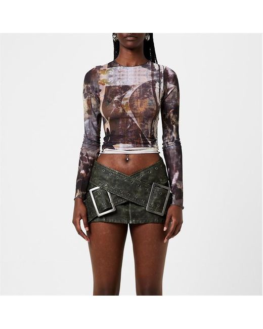 Jaded London Assassin Mini Skirt in Black | Lyst UK 