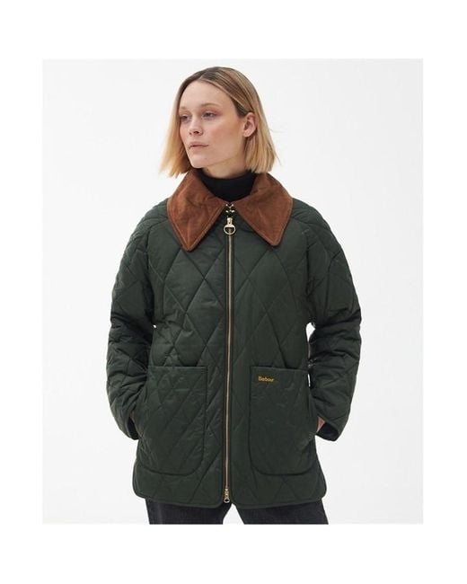 Barbour Black Woodhall Quilted Jacket