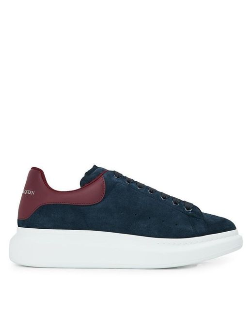 McQueen Blue Oversized Leather Trainers for men
