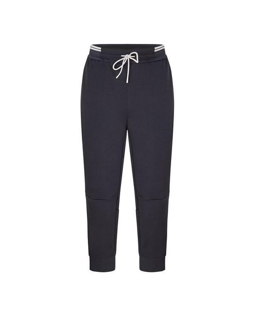 Boss Blue Soft Cotton-Blend Jogging Bottoms for men