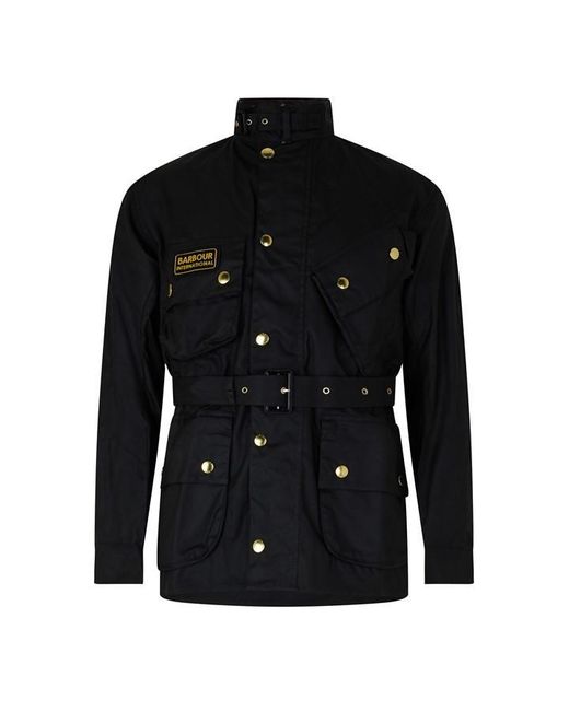 Barbour Black Original Waxed Jacket for men