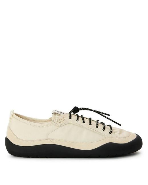 Prada White Low-Top Trainers for men