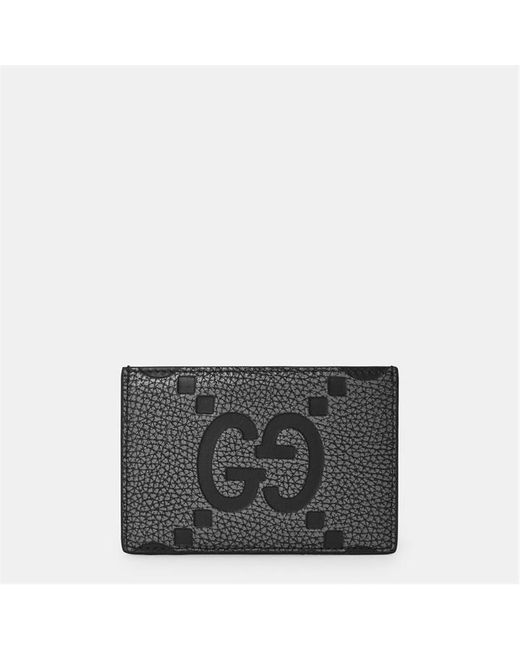 Gucci Gray Gg Card Case for men