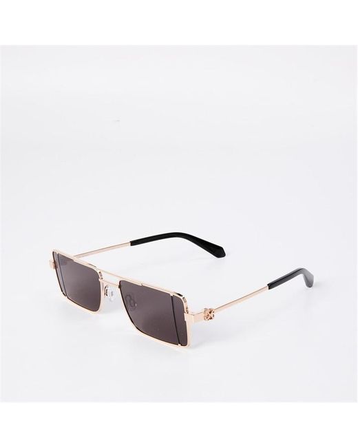 Off-White c/o Virgil Abloh Brown Cortez Rectangle Sunglasses