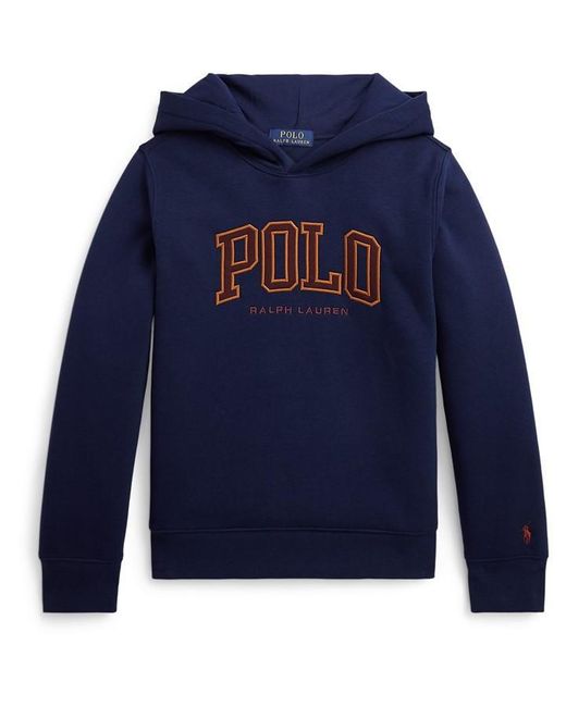 Polo Ralph Lauren Blue Logo Hoodie Junior for men