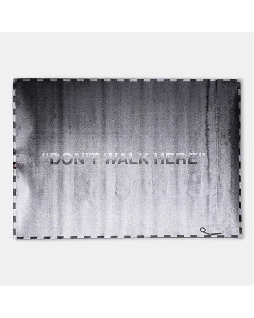 Off-White c/o Virgil Abloh Metallic Flatweave Design Rug