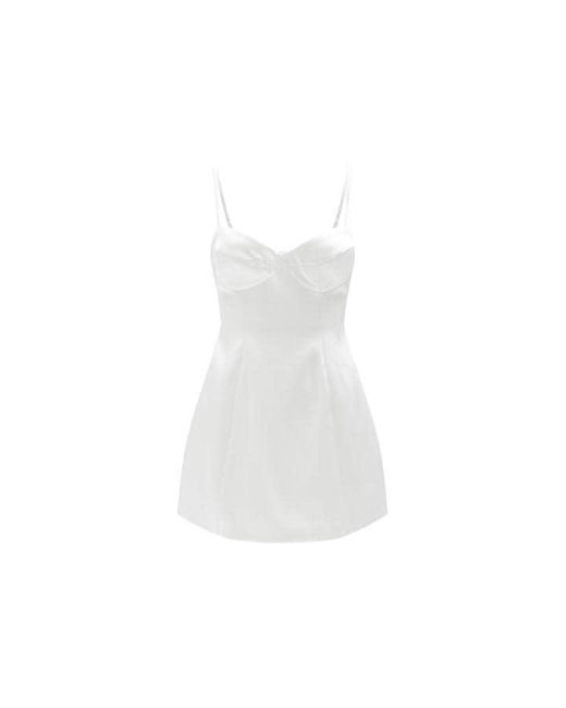 Bardot White Marcello Strappy Mini Dress