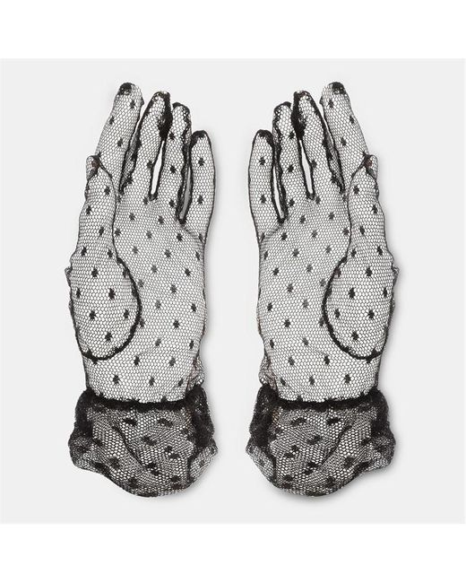 Gucci Black Knitted Gloves