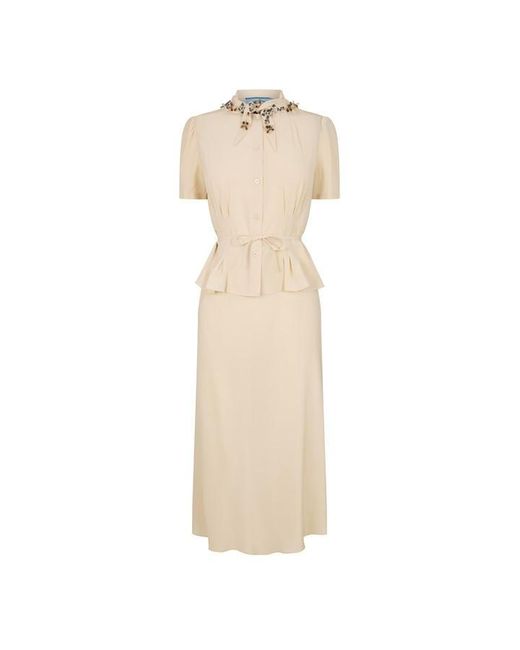 Prada Natural Midi Dress Ld64