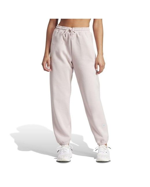 Adidas By Stella McCartney Pink Logo Joggers