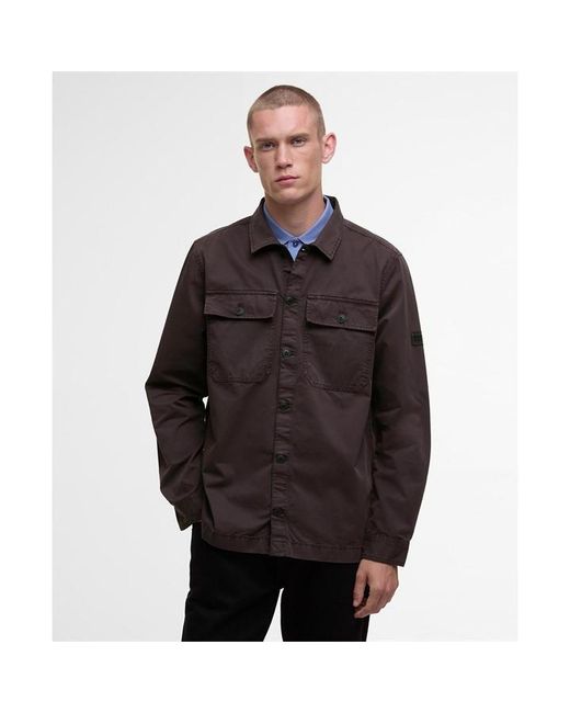Barbour Black Arlo Overshirt for men