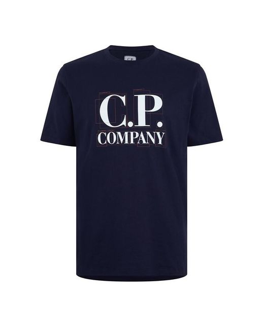 C P Company Blue Cp Graphic T-shirt Sn99 for men