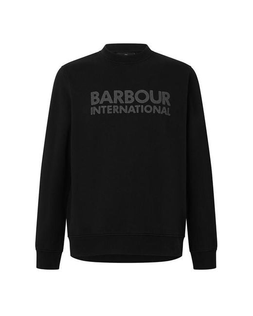Barbour Black B.Int Lg Crew Sn64 for men