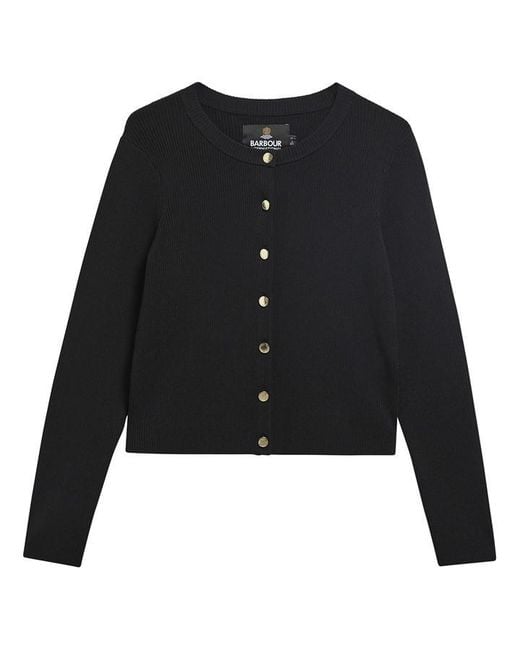 Barbour Black B.Int Colletta Cardi Ld64