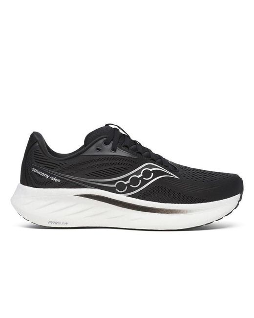 Saucony Black Ride 18 Everyday Neutral Road Running Shoes for men