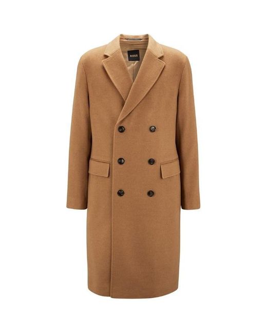 Boss Brown Henk Tailored Formal Coat for men