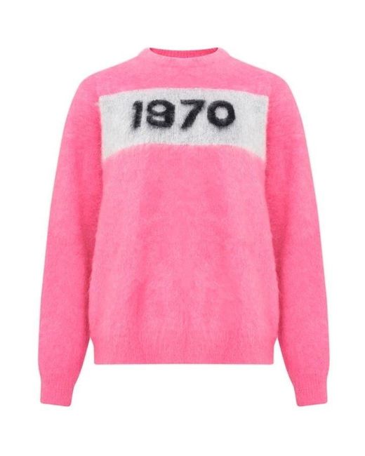 Bella Freud Pink 1970 Mohair Jumper