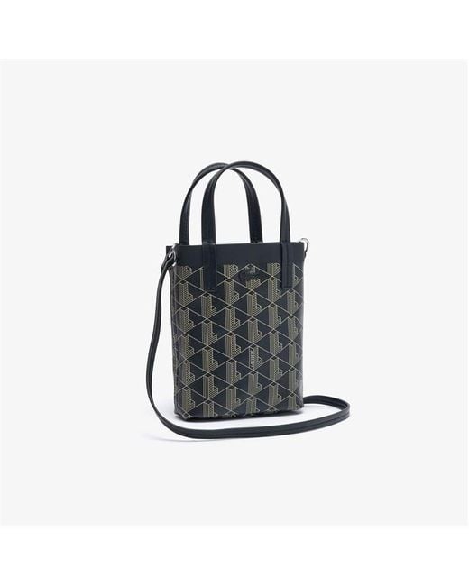 Lacoste Black Accessories Zely Mini Tote Bag With Pouch