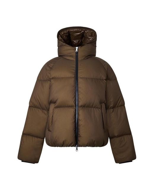 Cole Buxton Green Short Puffer Jacket for men