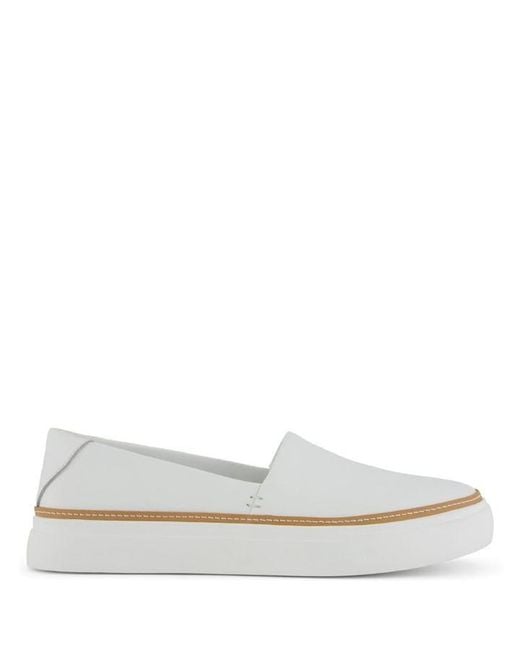TOMS White Kameron Slip On Shoes