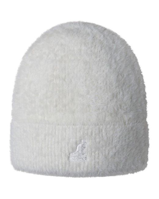 Kangol Gray Adults Faux Fur Beanies
