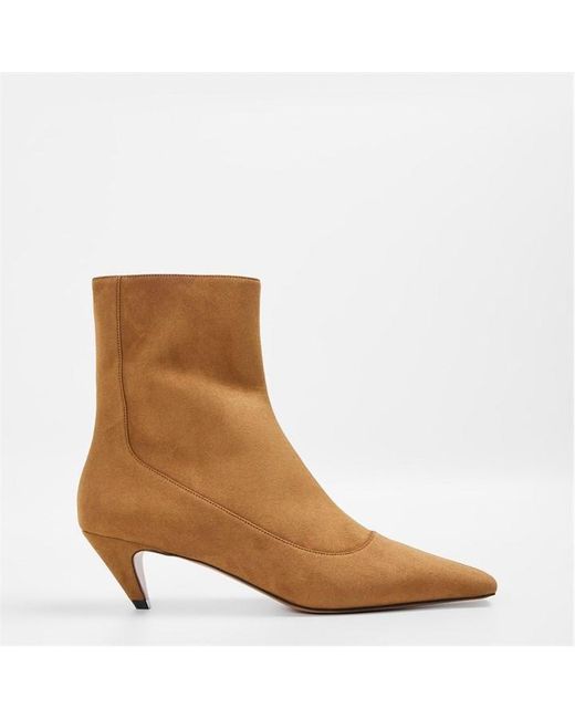 Stella McCartney Brown Ankle Heeled Boots