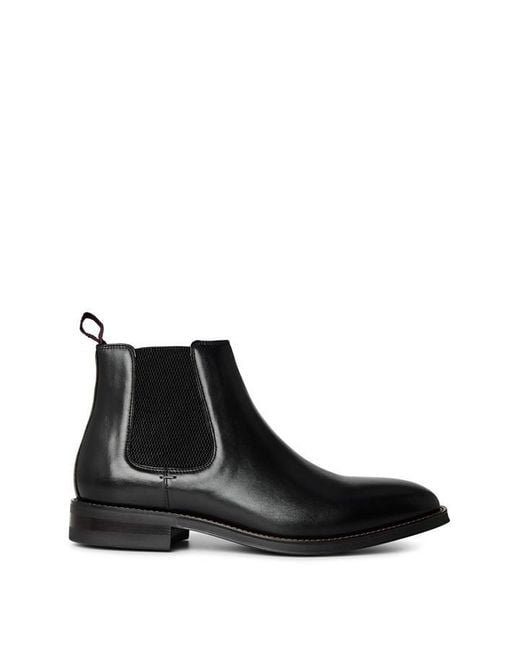 Ted Baker Black Remington Chelsea Boots for men