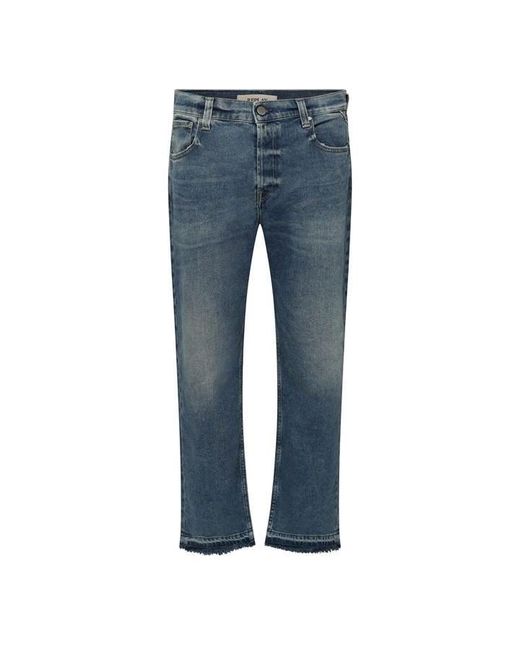 Replay Blue Maijke Straight-Fit Jeans