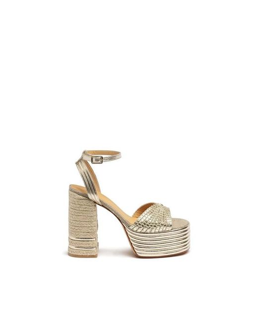 Castaner Metallic Ferosa Block Heels