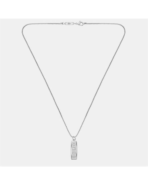 Lacoste Metallic District Reversible Pendant Necklace for men