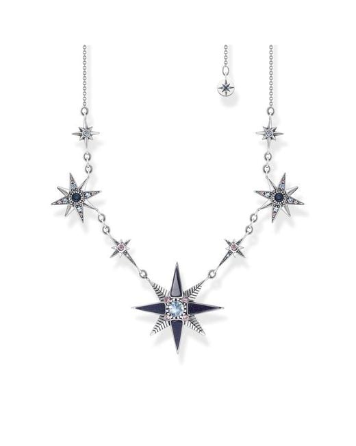 Thomas Sabo Metallic Necklace Royalty Stars