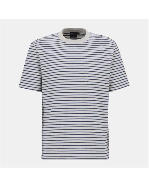 Barbour Frensham Striped T-Shirt in Blue for Men Lyst UK