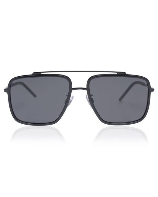 Dolce & Gabbana Gray Madison Sunglasses for men