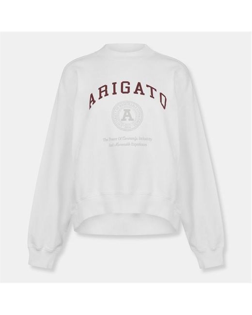 Axel Arigato White Crew Sweatshirt